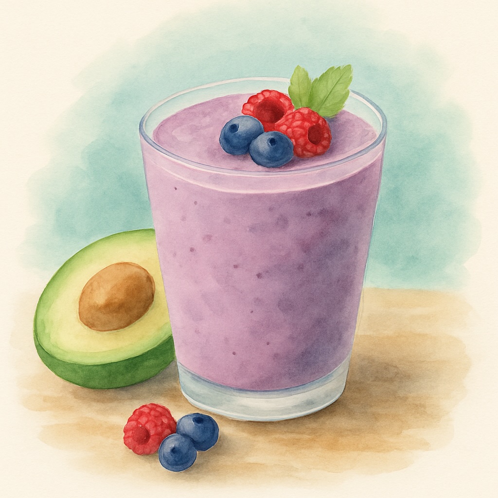 Avocado Berry Smoothie